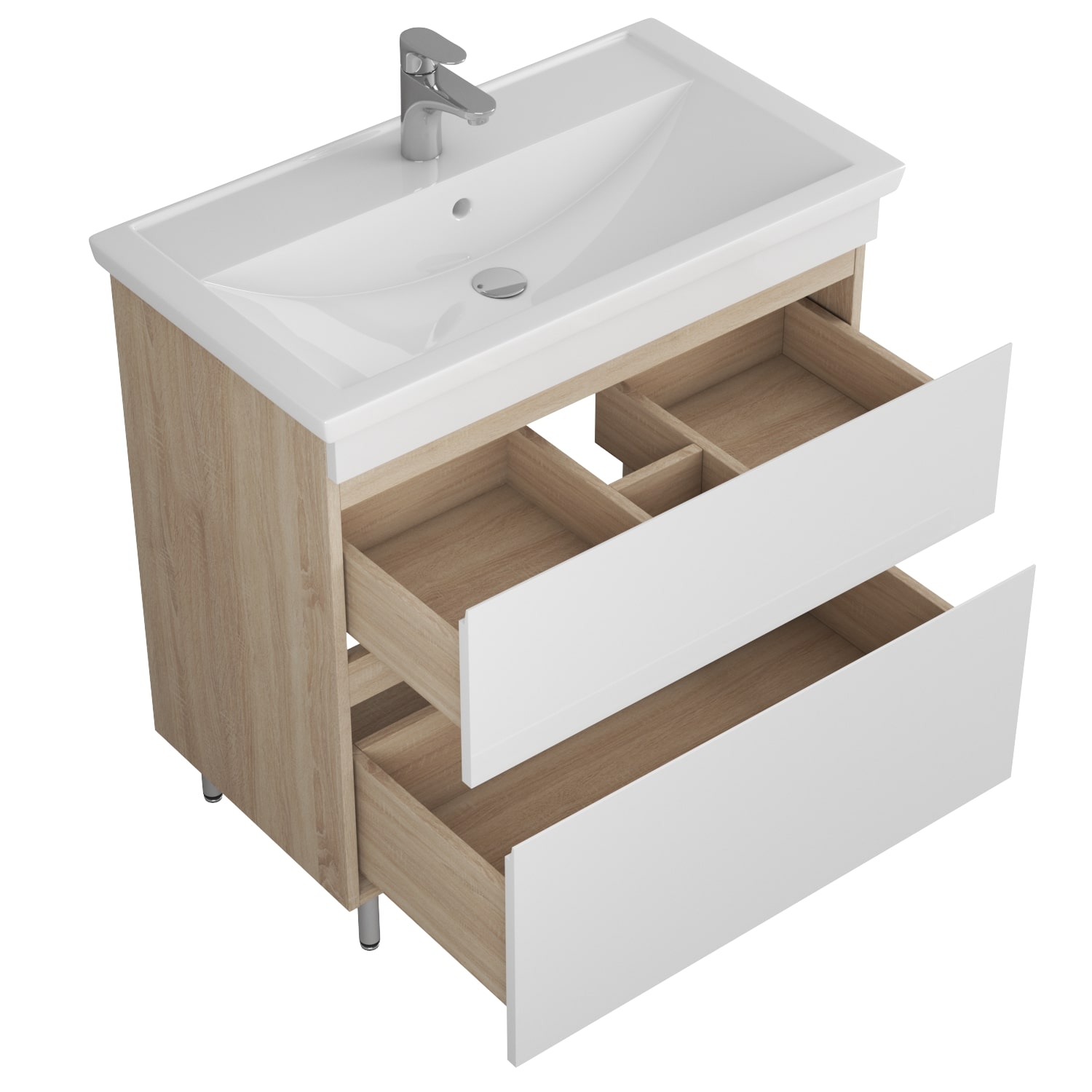 Тумба с раковиной под умывальник Арно 80 