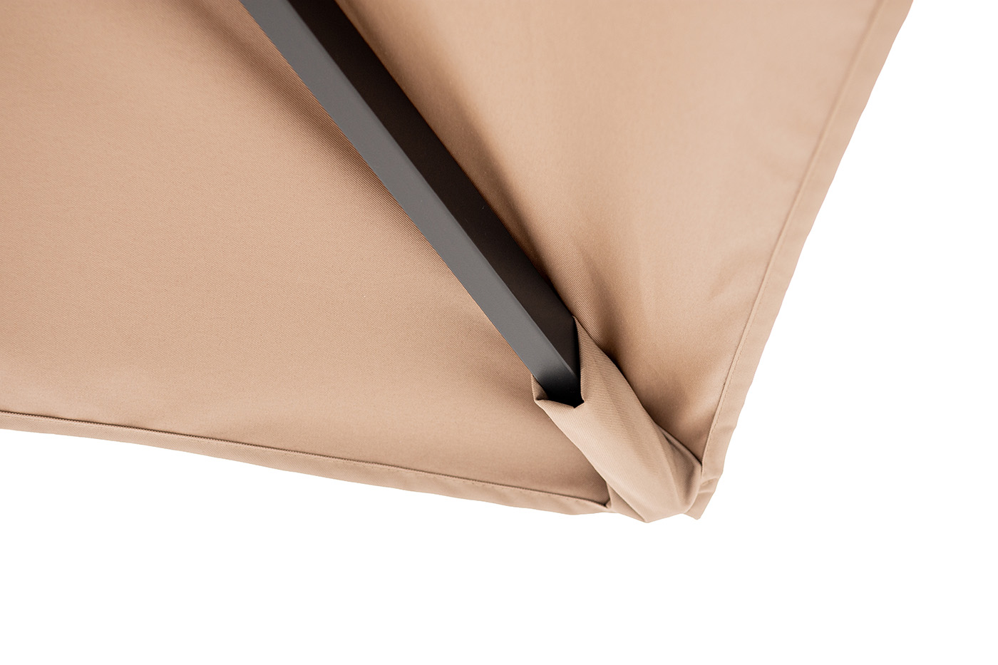 фото "джулия" зонт садовый 3х3м на центральной опоре, тент бежевый