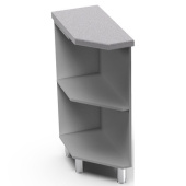 Шкаф нижний торцевой открытый ШНТО Domani