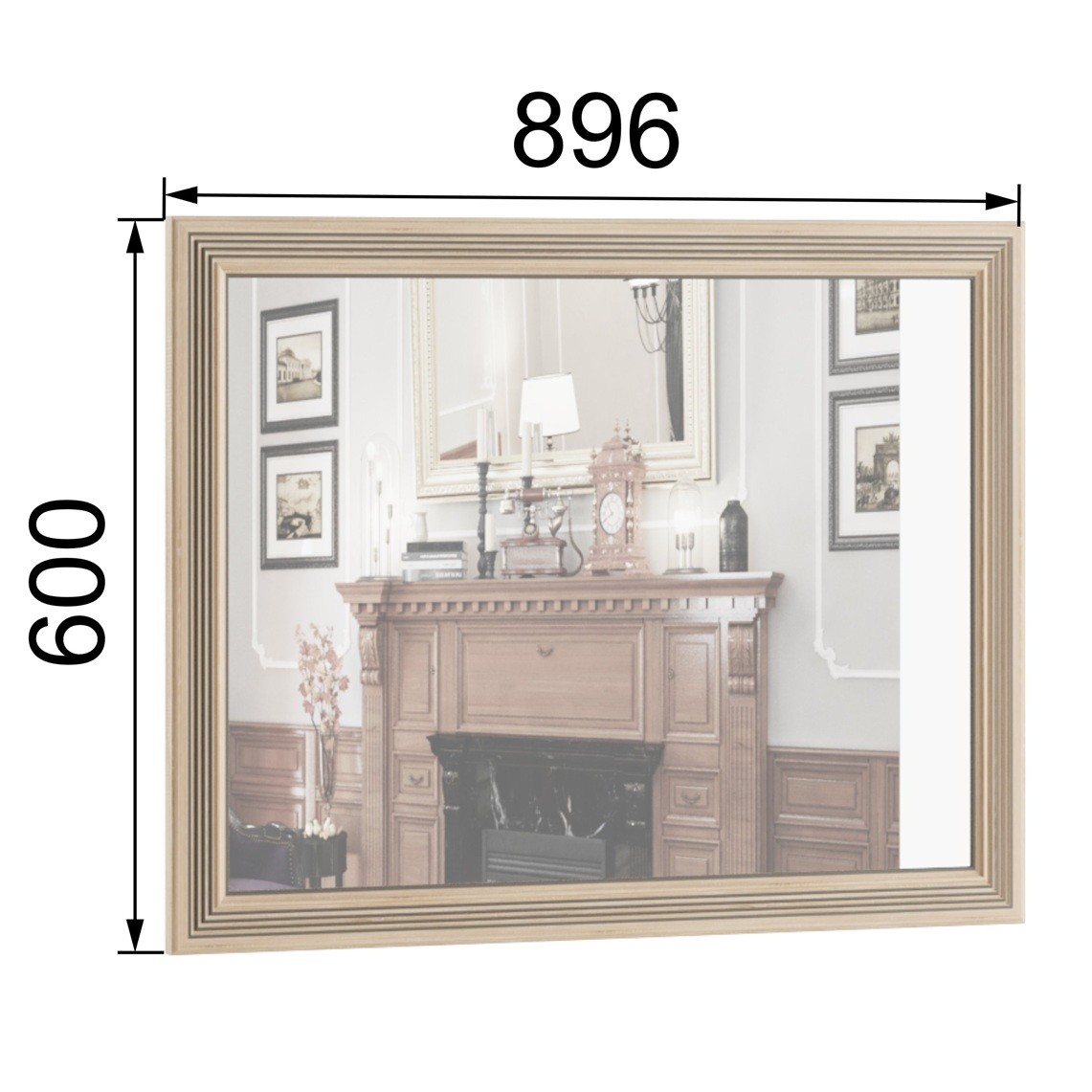 фото зеркало навесное лз-20 ливорно