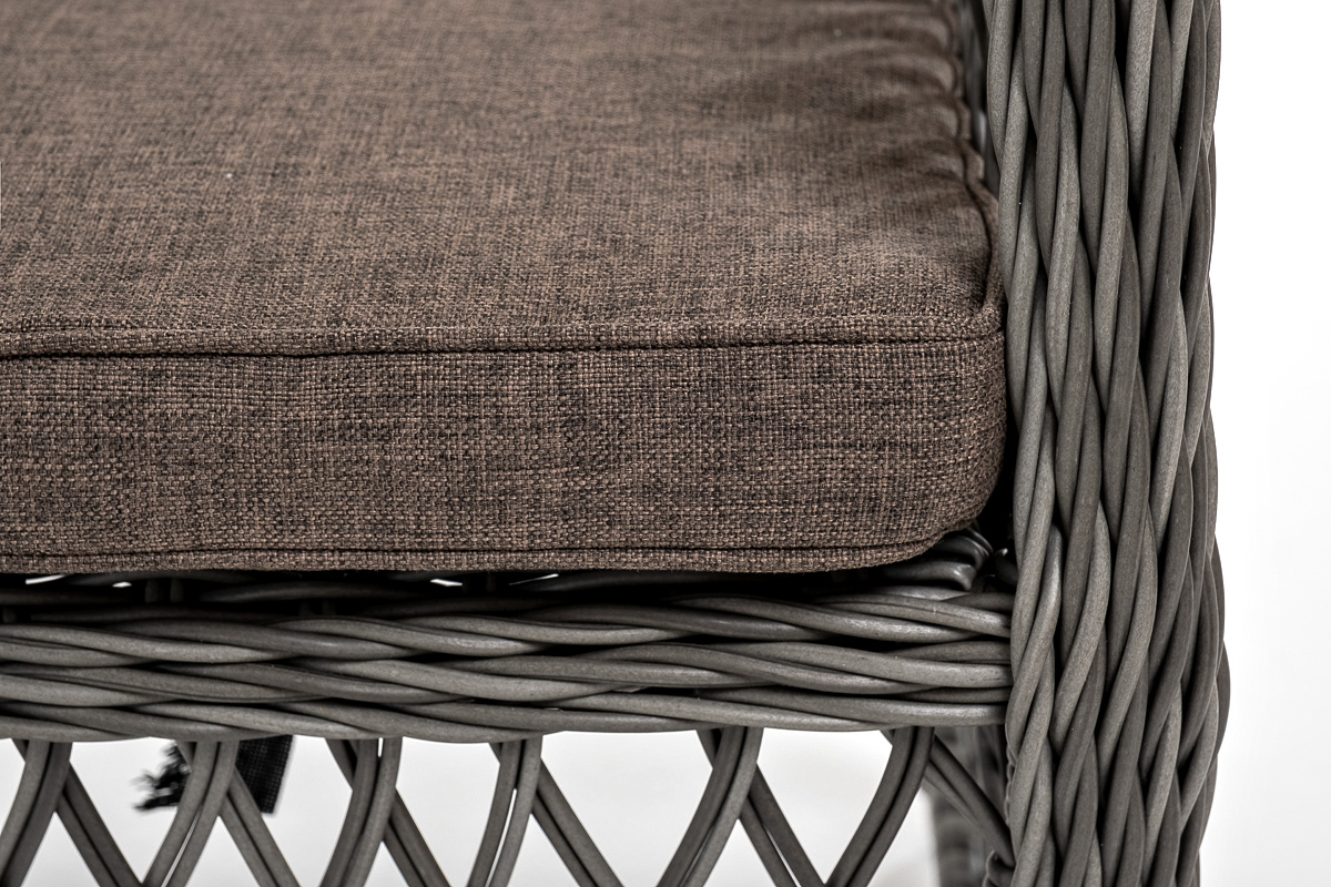 фото "эспрессо–80 l" обеденная группа плетеная, цвет графит