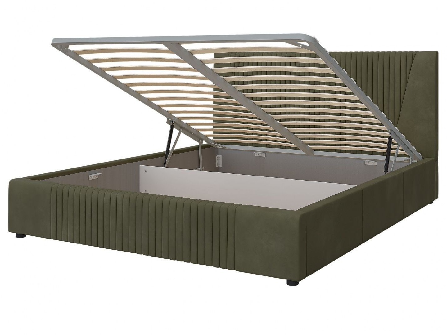 Кровать двуспальная с ПМ Нельсон (Геометрия)  Кровать двуспальная с ПМ Нельсон (Геометрия)