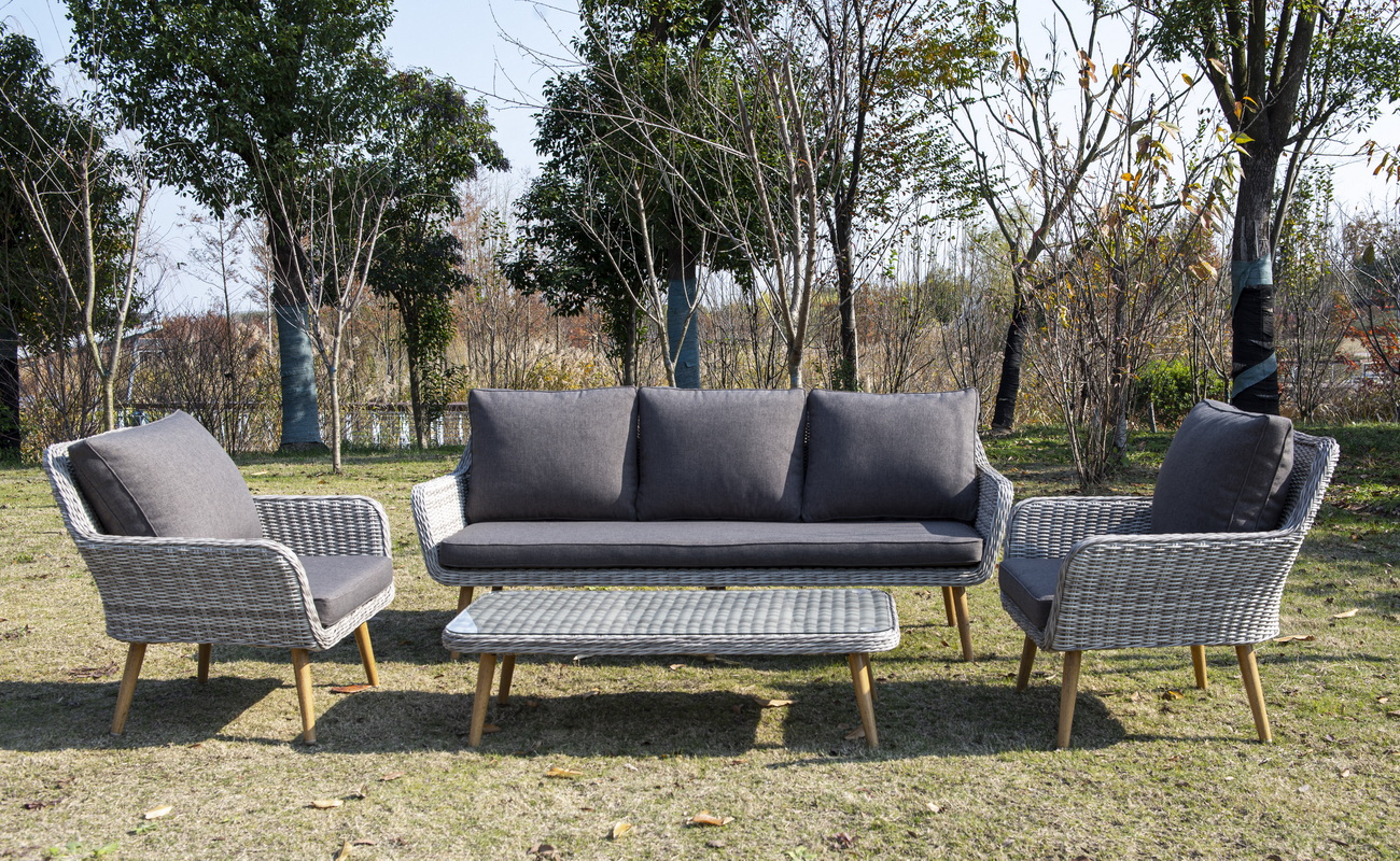 фото "прованс" столик журнальный из ротанга, цвет бежевый