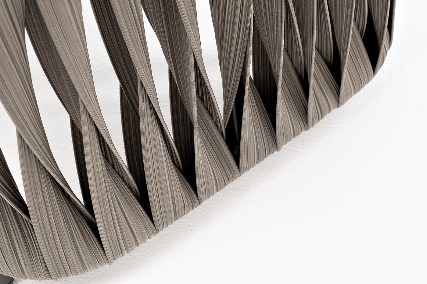 фото "флоренция" лаунж-зона из искусственного ротанга, цвет графит