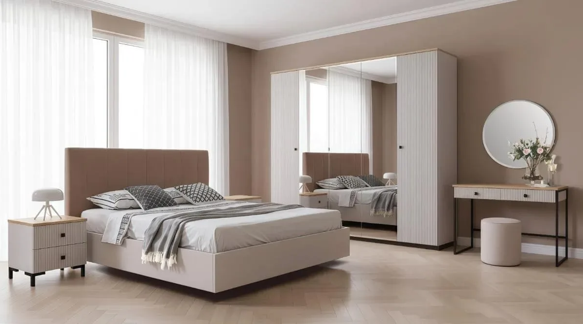 фото шкаф 4-х дв. мадрид