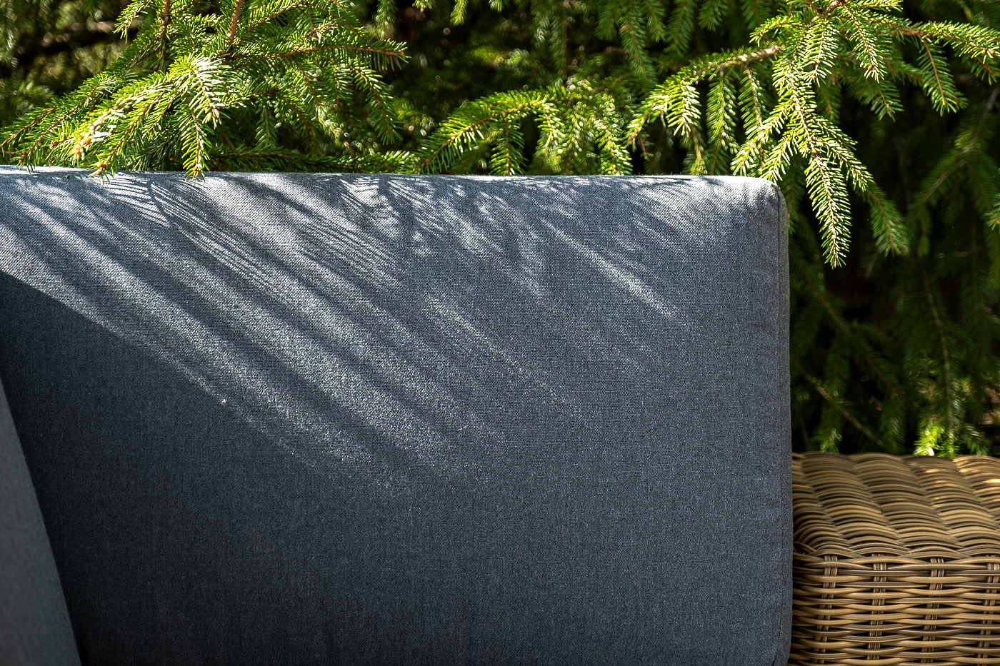 фото "капри" трансформирующаяся лаунж-зона из искусственного ротанга, цвет соломенный