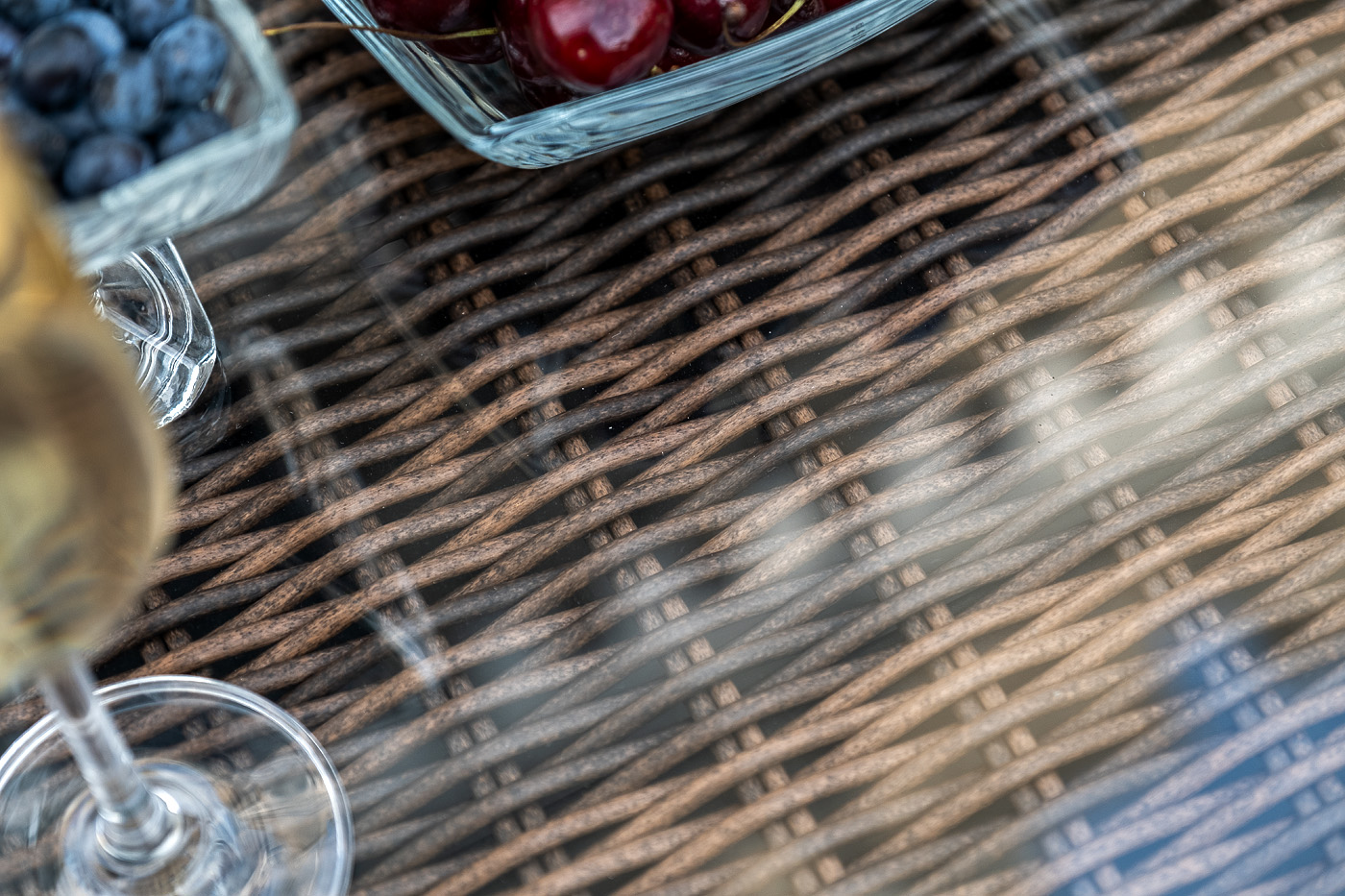 фото "капучино" лаунж-зона из искусственного ротанга, цвет коричневый