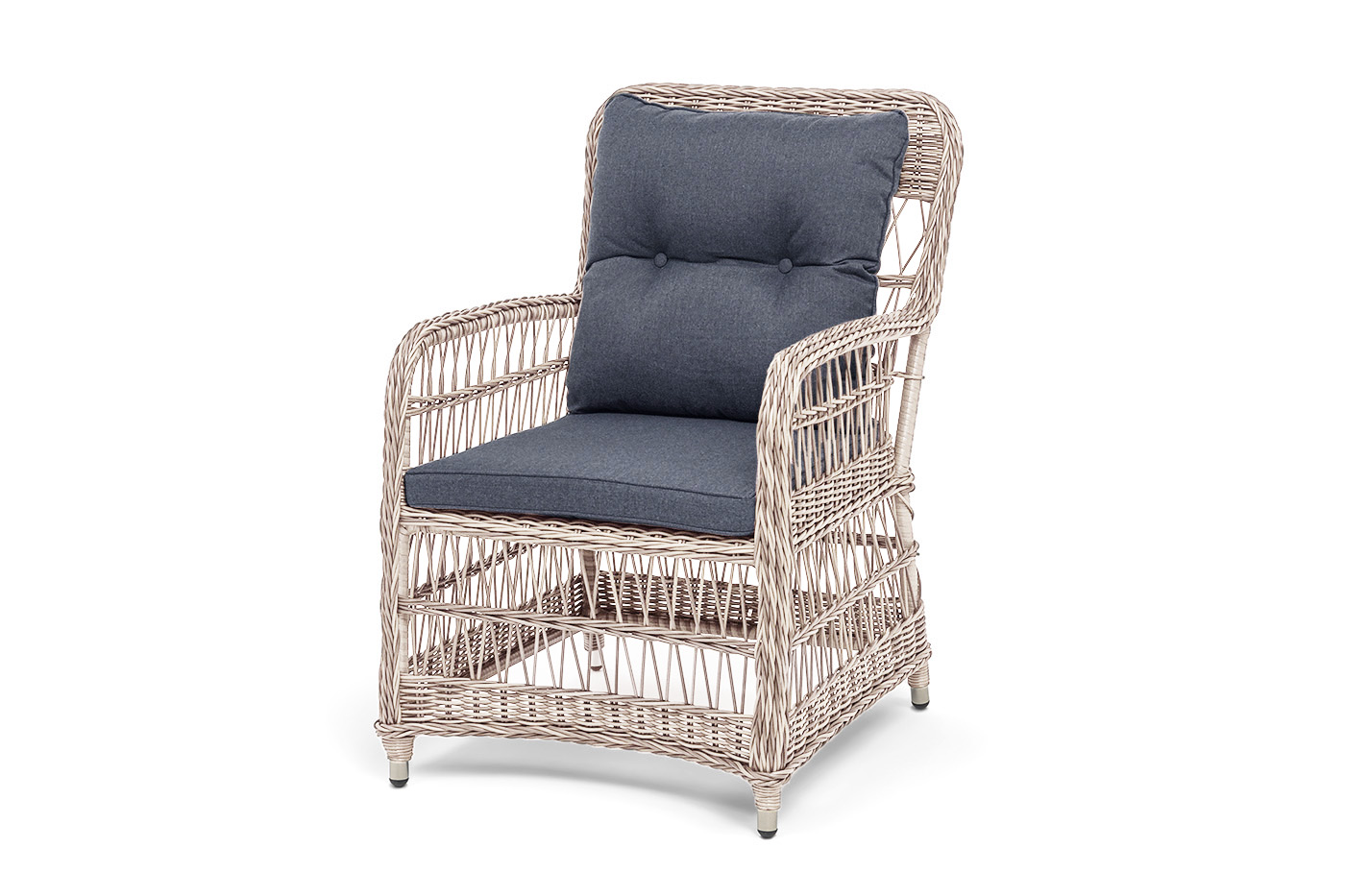 "Цесена" кресло плетеное из искусственного ротанга, цвет бежевый фото "цесена" кресло плетеное из искусственного ротанга, цвет бежевый