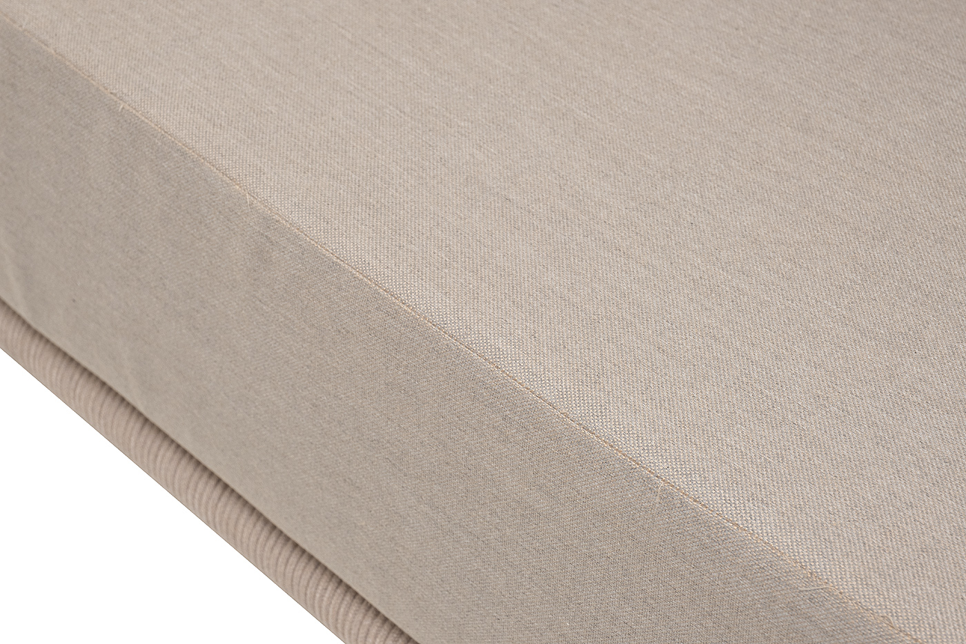 фото "верона" лаунж-зона 5-местная плетеная из роупа (веревки), каркас алюминиевый белый, роуп бежевый