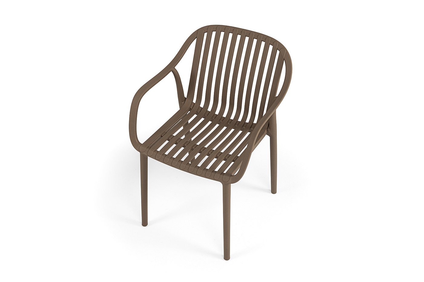 фото "мохито" стул пластиковый, цвет бежево-коричневый