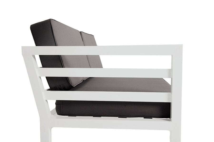 фото "глория" модуль диванный правый, каркас из алюминия