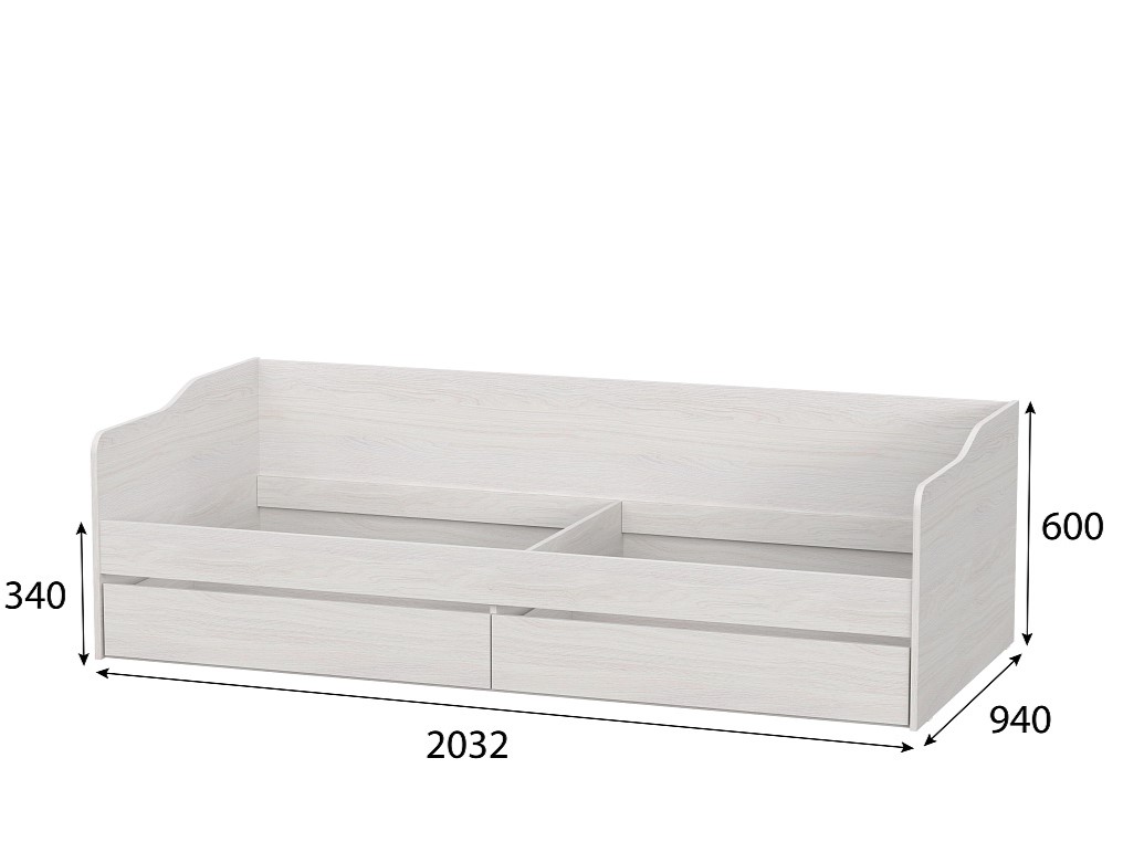 Кровать универсальная 900 КР 1 