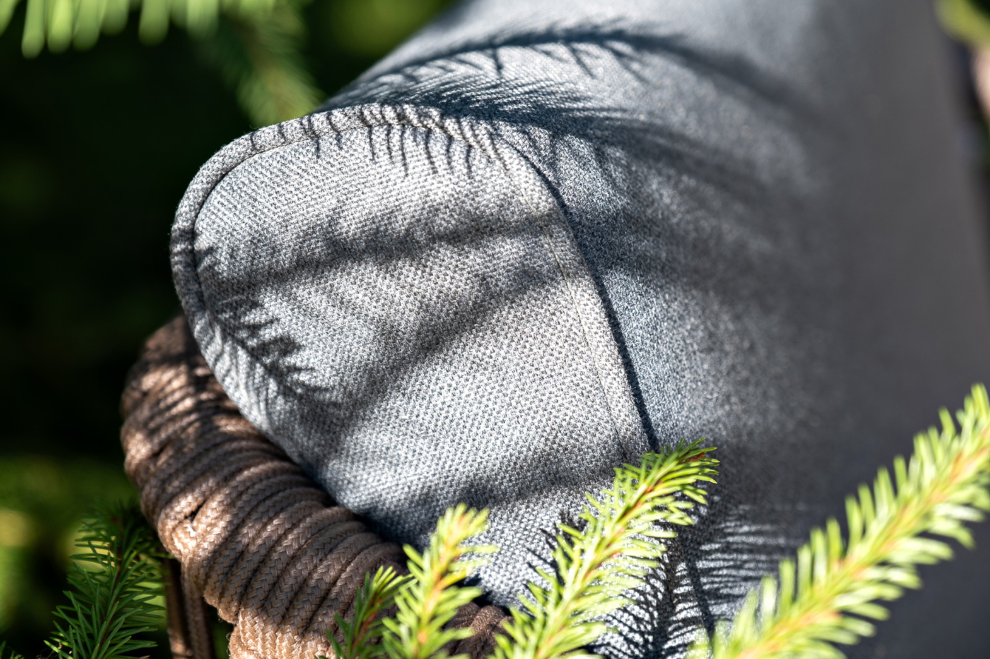 фото "канны" лаунж-зона 5-местная плетеная из роупа (веревки), роуп коричневый