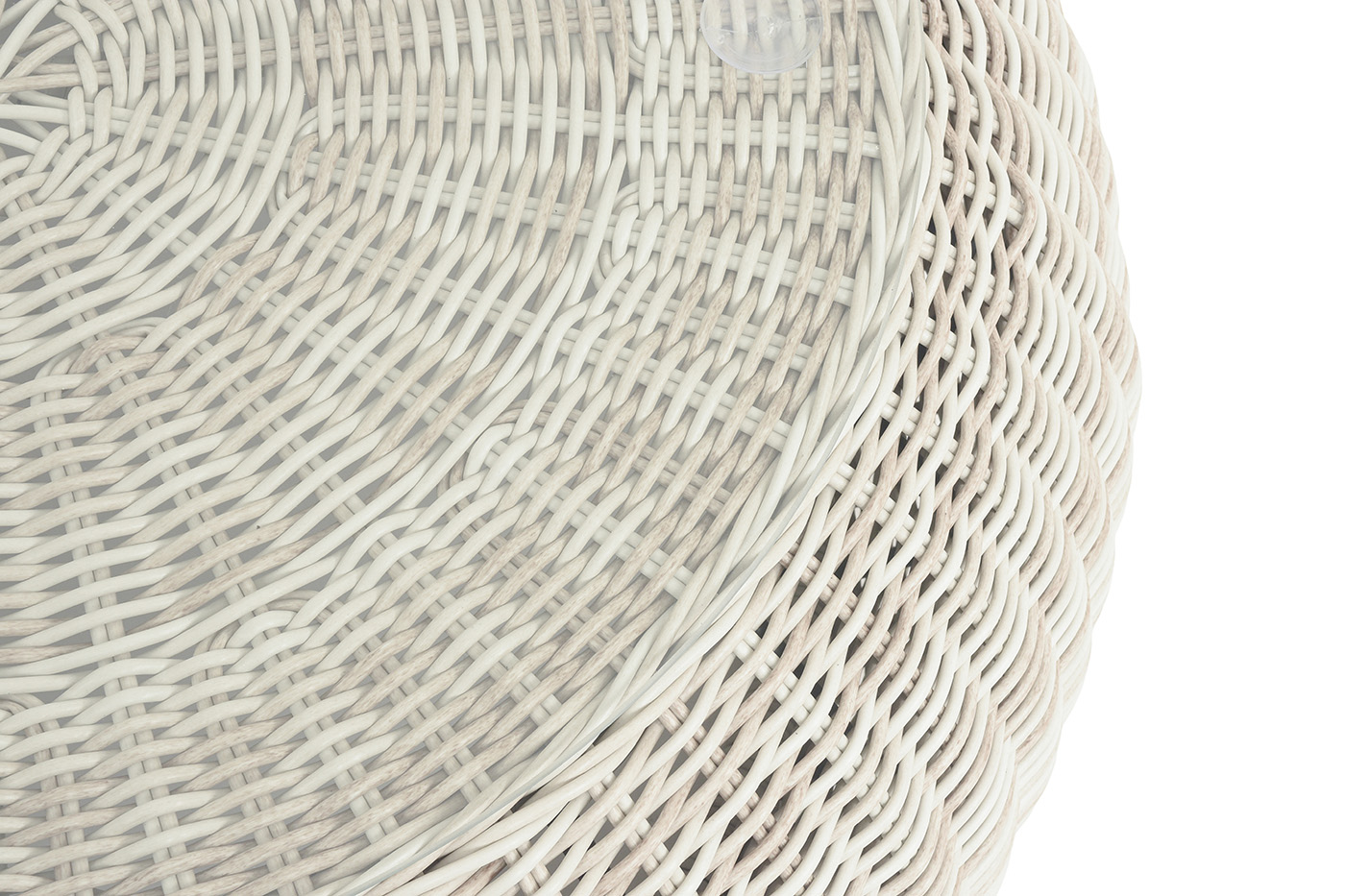 фото "барселона" журнальный столик из искусственного ротанга, цвет бежевый