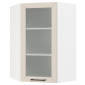 Шкаф верхний угловой со стеклом ШВУС h-920 мм Кёлн Шкаф верхний угловой со стеклом ШВУС h-920 мм Кёлн