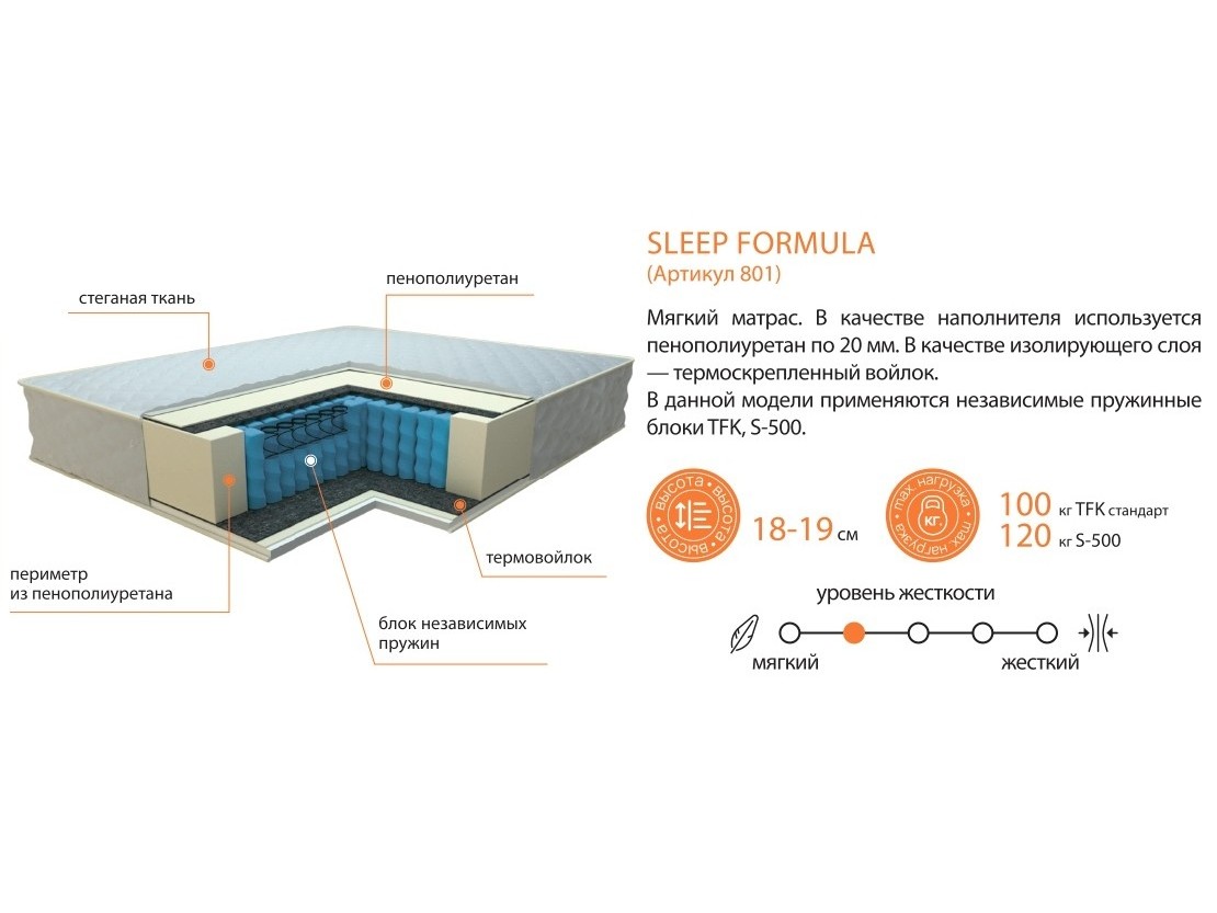 фото матрас sleep formula