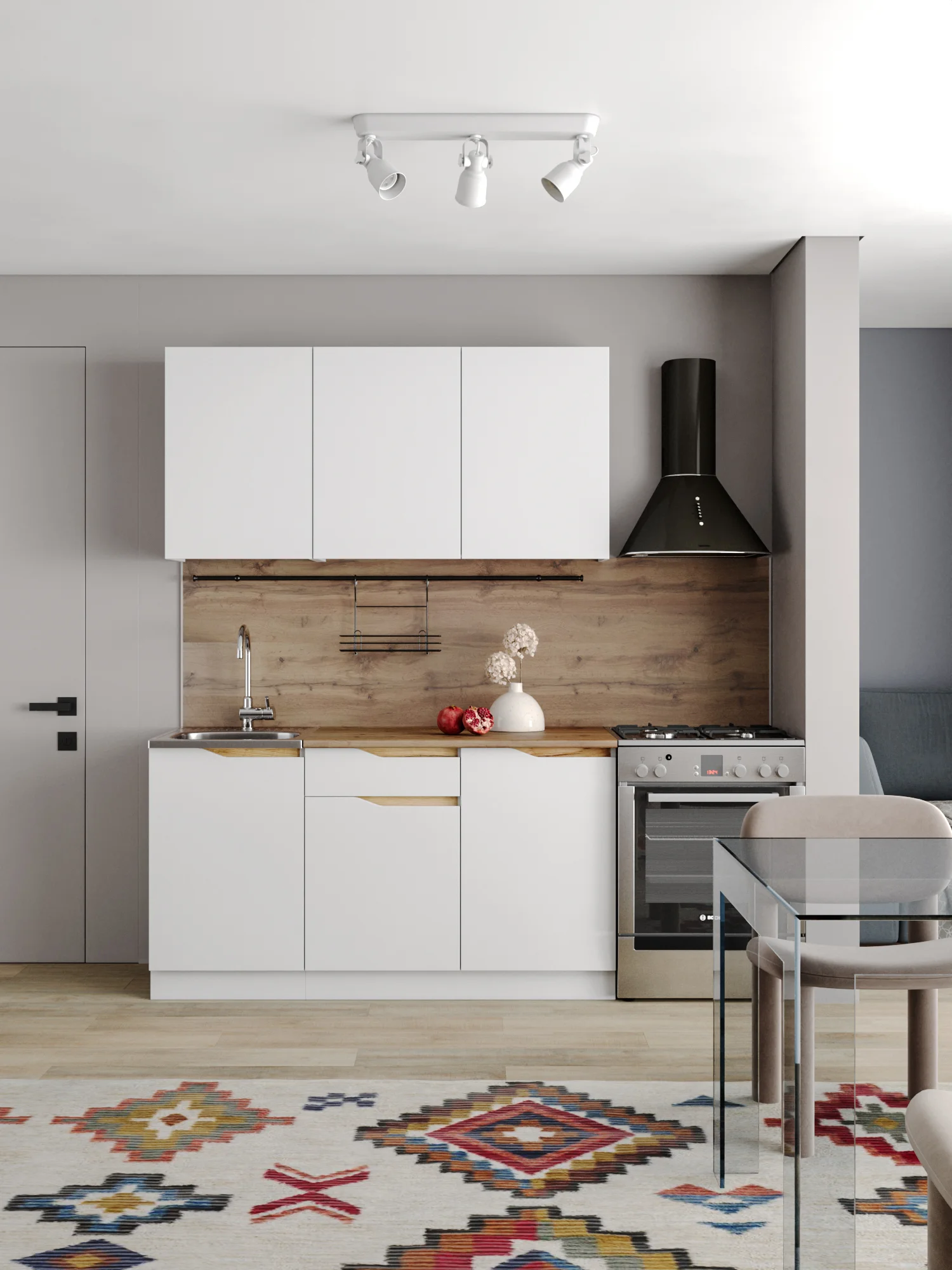 фото кухонный гарнитур мирра 1,5м