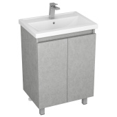 Тумба под умывальник с раковиной 2-х дв. Моро 60 