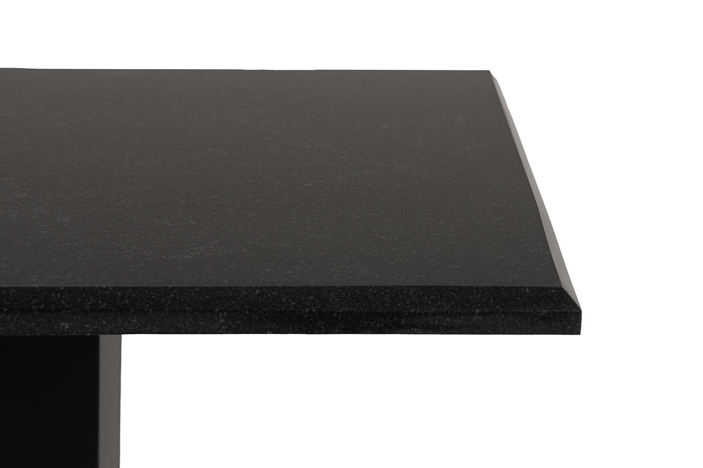 фото "челси" стол из гранита квадратный 60х60см, цвет черный