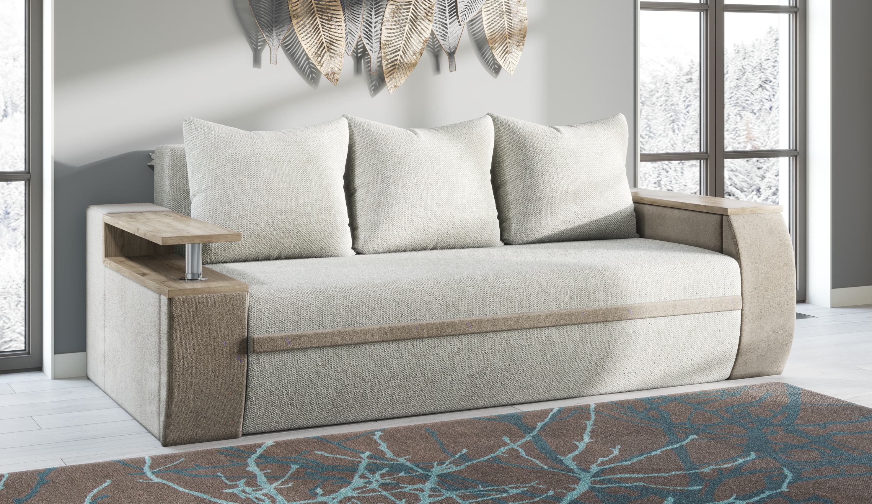 Диван прямой Атика NEW 