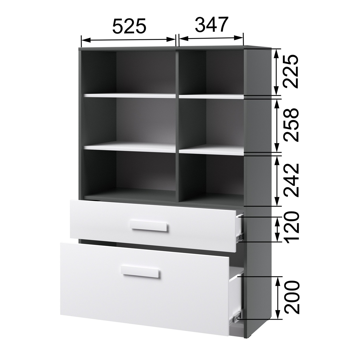 фото шкаф книжный кш-2 кэнди