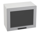 Шкаф горизонтальный высокий со стеклом ШВГС Глетчер