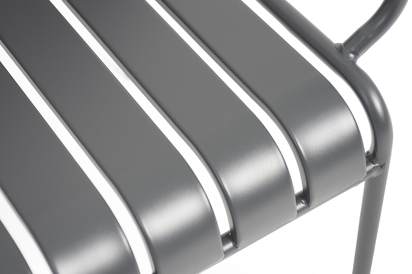 фото "гелиос" стул стальной, цвет темно-серый