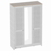 Шкаф 3-х дв. с зеркалом спальня Валенсия