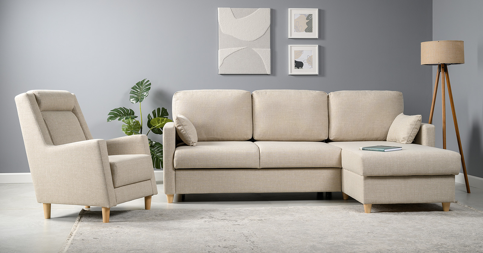 Диван-кровать угловой Дилан 