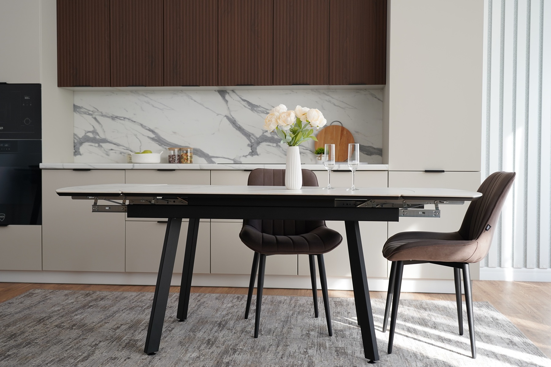 фото стол обеденный раздвижной князь