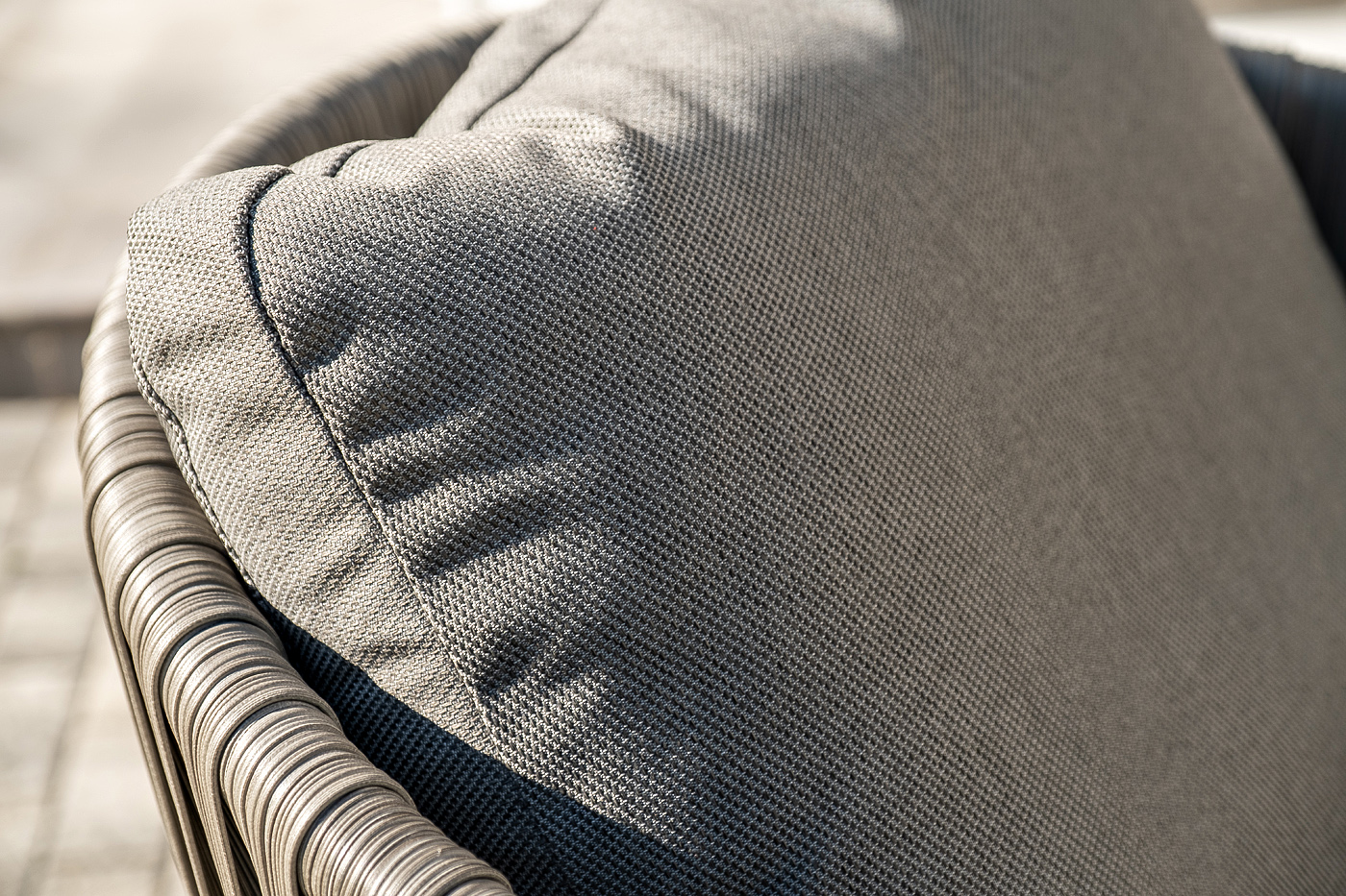 фото "флоренция" лаунж-зона из искусственного ротанга, цвет графит (к)