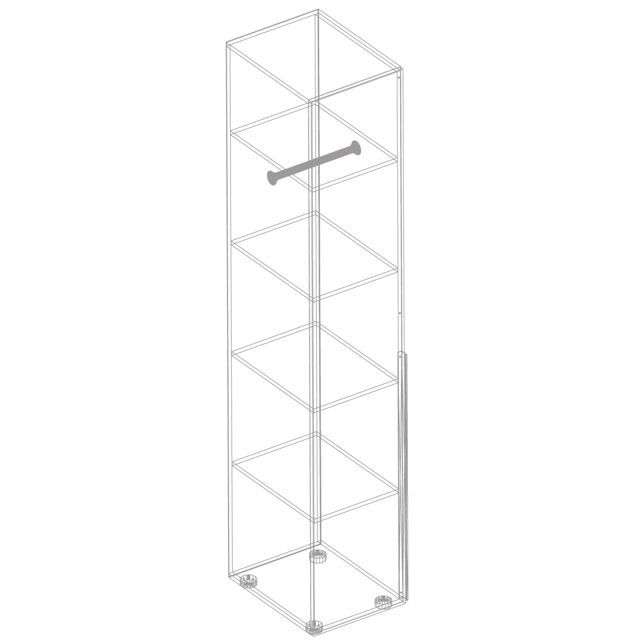 фото пенал с полками тефия