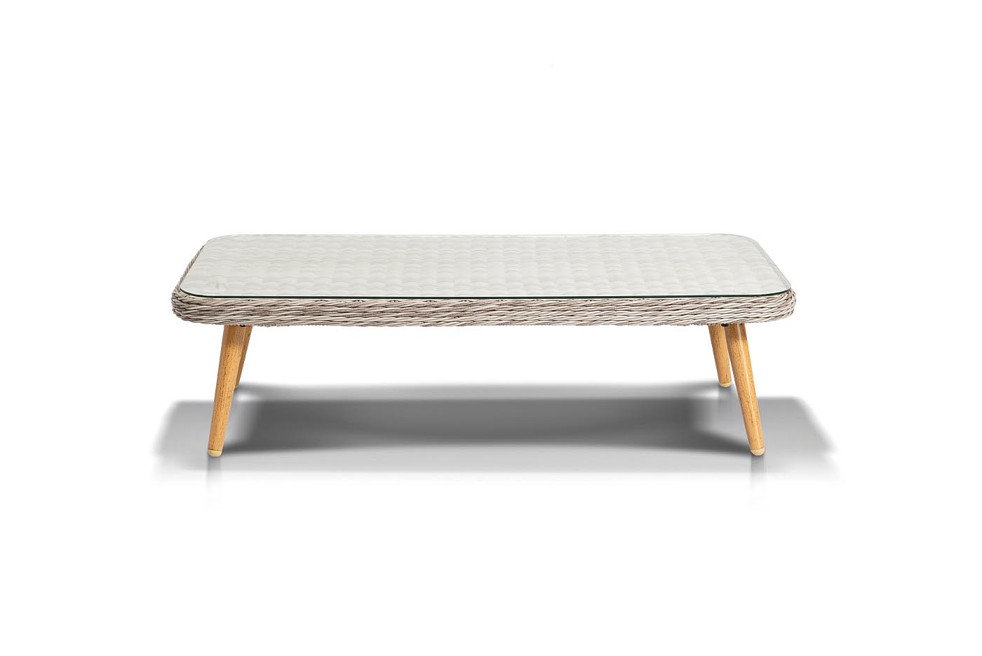 фото "прованс" лаунж-зона плетеная из искусственного ротанга, цвет бежевый