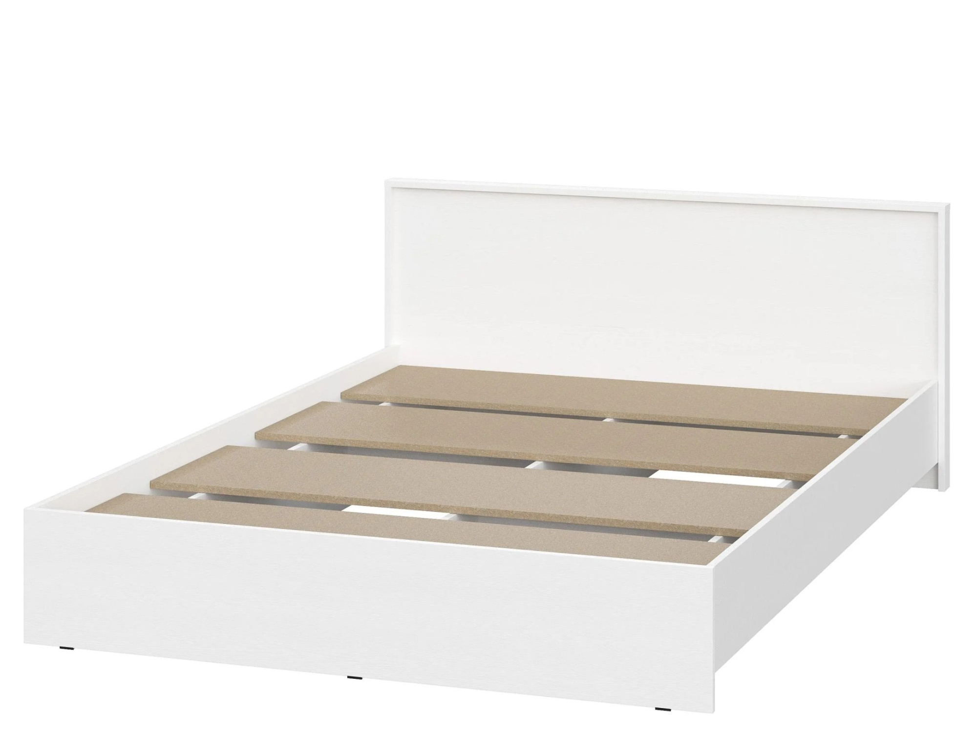 Кровать двуспальная КР-140 с основанием ДСП Берген  Кровать двуспальная КР-140 с основанием ДСП Берген