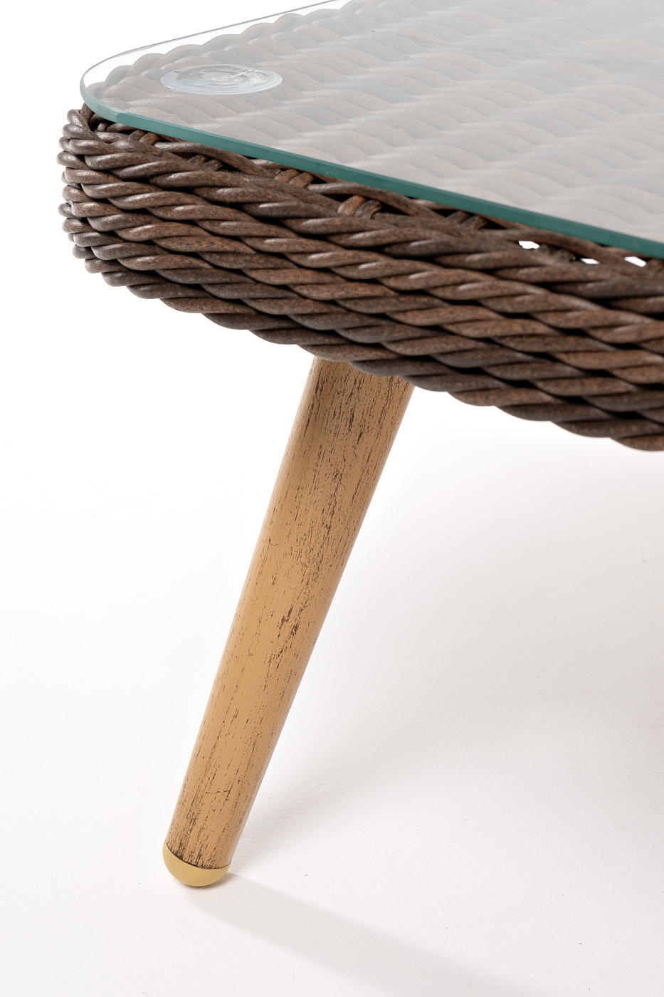 фото "прованс" столик журнальный из ротанга, цвет коричневый