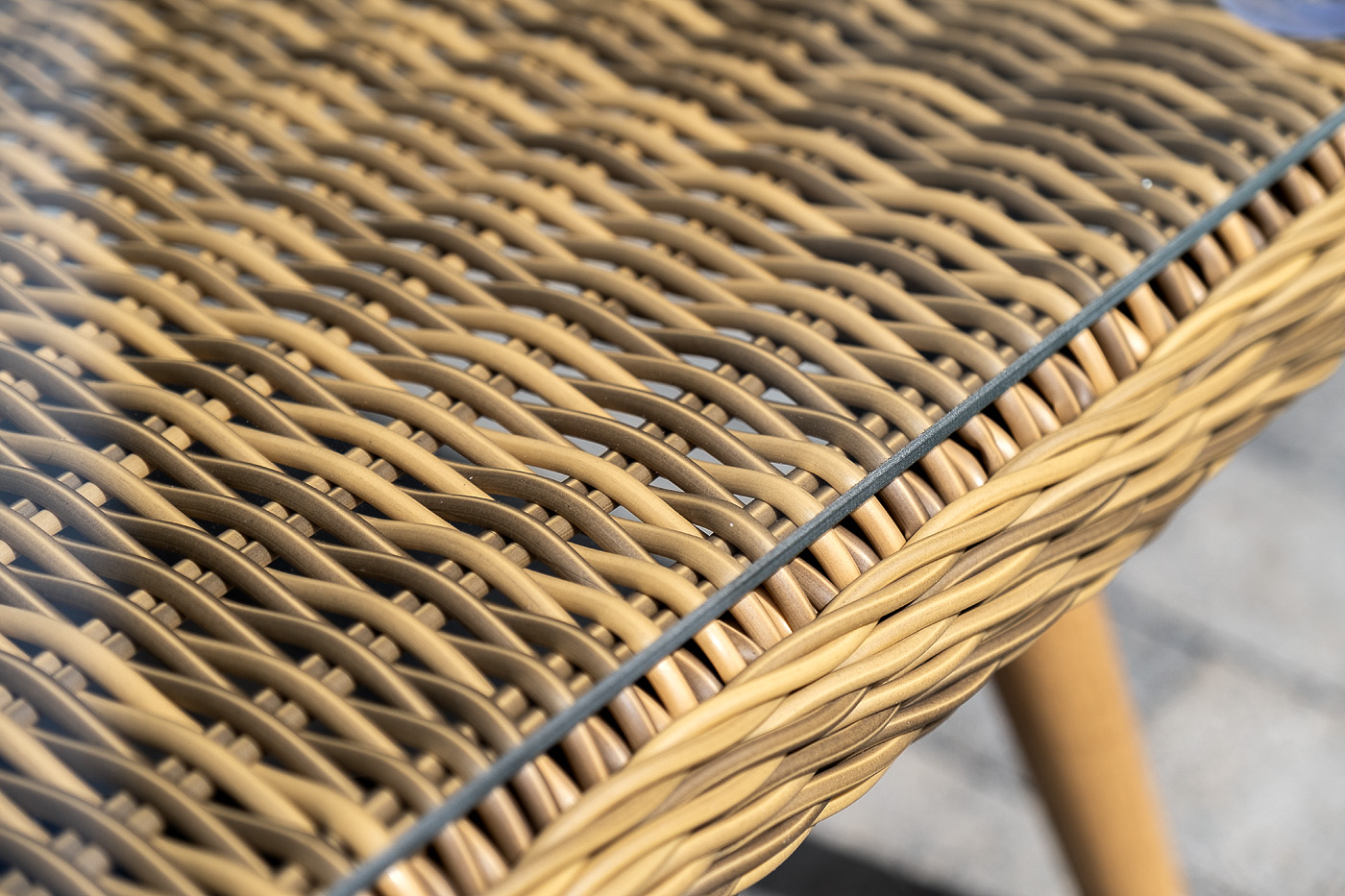 фото "прованс" лаунж-зона плетеная из искусственного ротанга, цвет соломенный