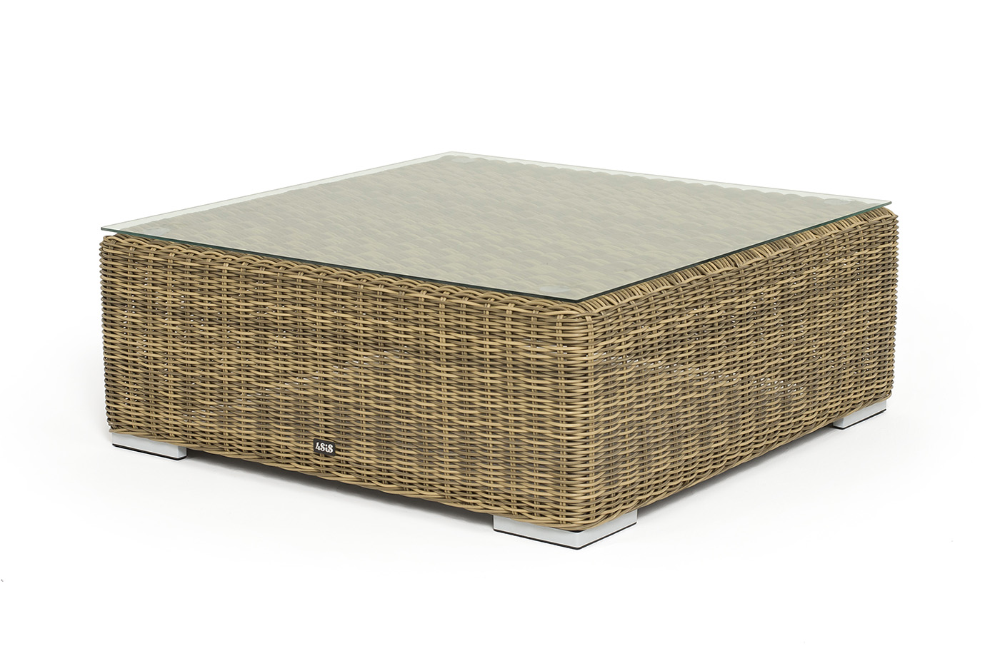 фото "капри" журнальный столик плетеный, цвет соломенный