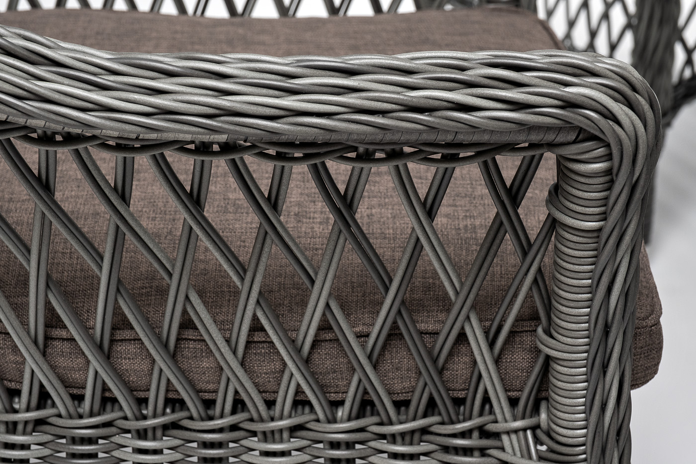 фото "эспрессо–150 s" обеденная группа плетеная, цвет графит