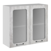 Шкаф верхний 2-х дв. со стеклом ПС Лофт Шкаф верхний 2-х дв. со стеклом ПС Лофт