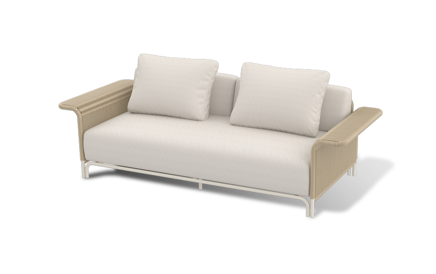 фото "мальдивы" лаунж-зона из искусственного ротанга, цвет соломенный (к)