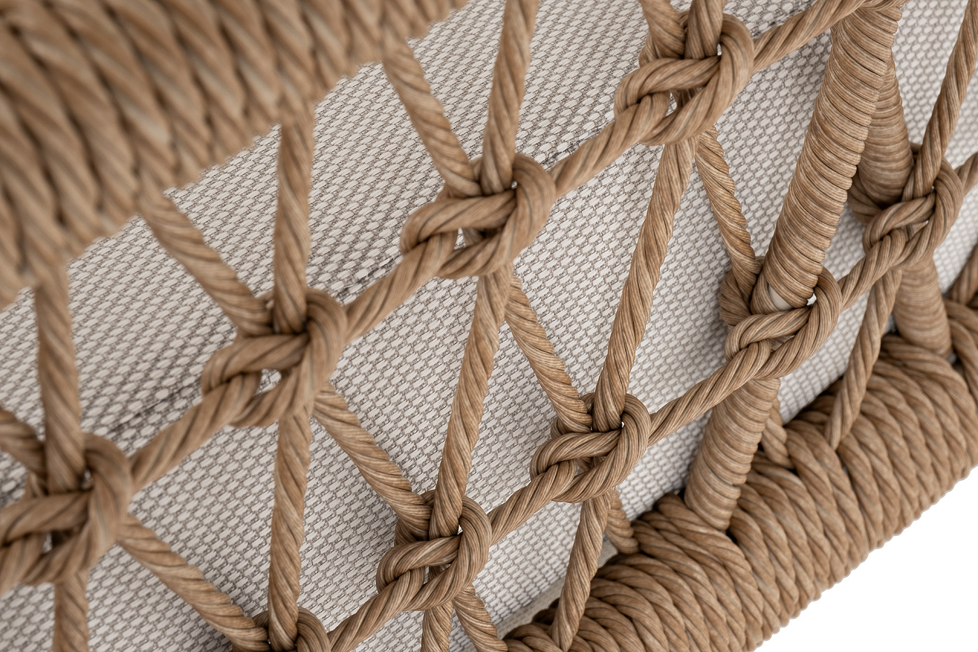 фото "венеция" лаунж-зона из искусственного ротанга, цвет соломенный (к)