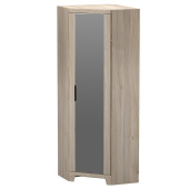 Шкаф угловой для одежды с зеркалом Юта