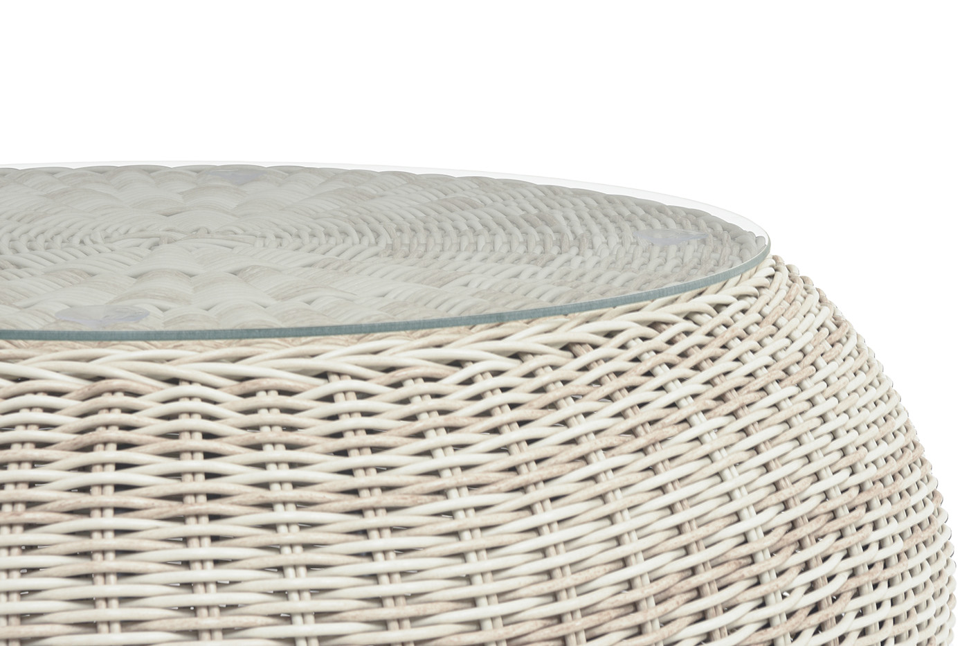 фото "барселона" журнальный столик из искусственного ротанга, цвет бежевый