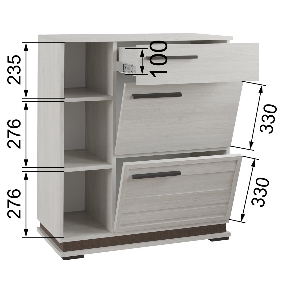 фото тумба для обуви мт-32 модена