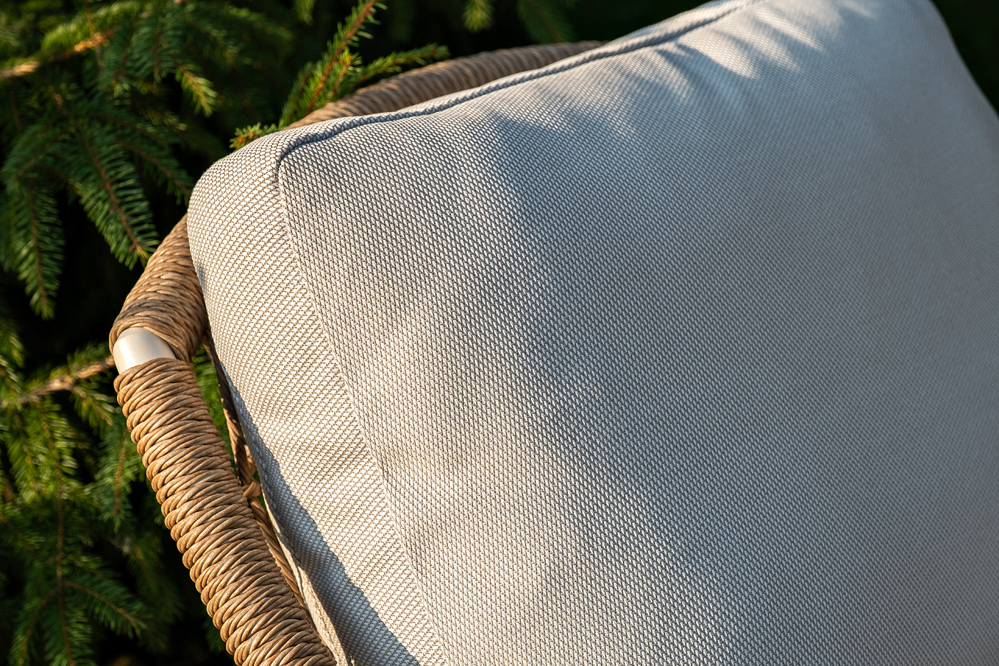 фото "венеция" лаунж-зона из искусственного ротанга, цвет соломенный (к)