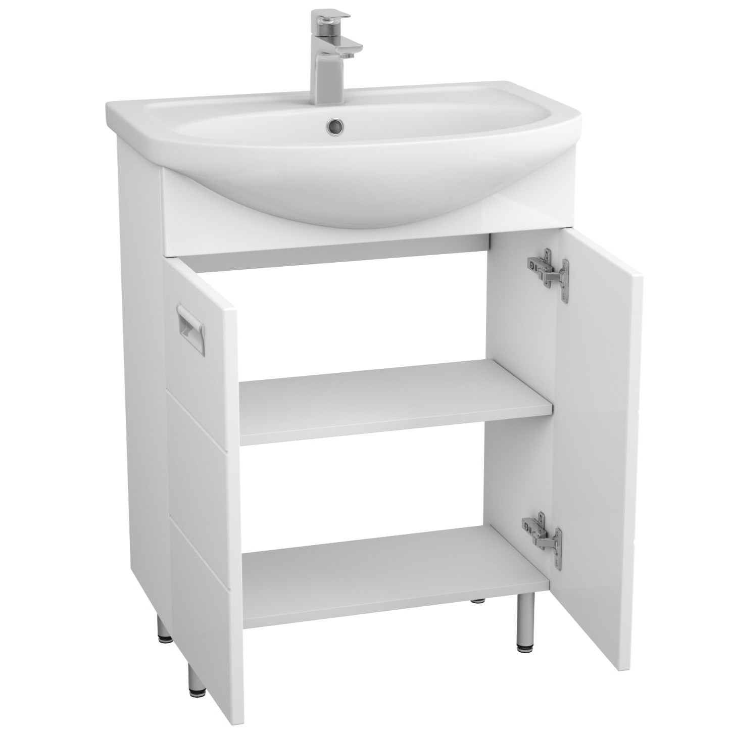 фото тумба под умывальник с раковиной рейн 60