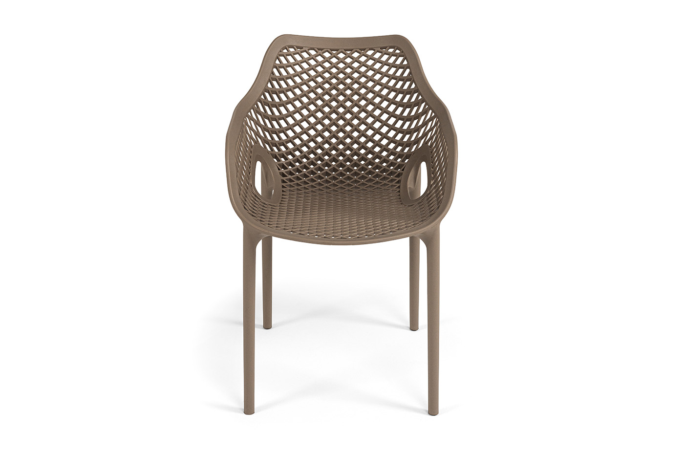 фото "беллини" стул пластиковый, цвет бежево-коричневый