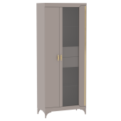 Пенал со стеклом широкий Сиде 