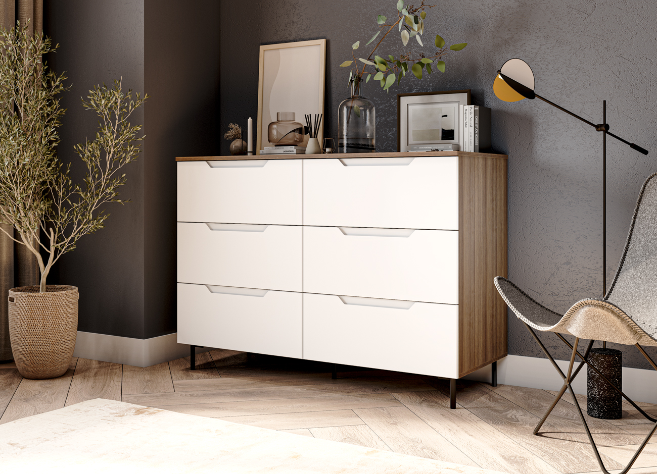 фото спальня роза (тренто) к2