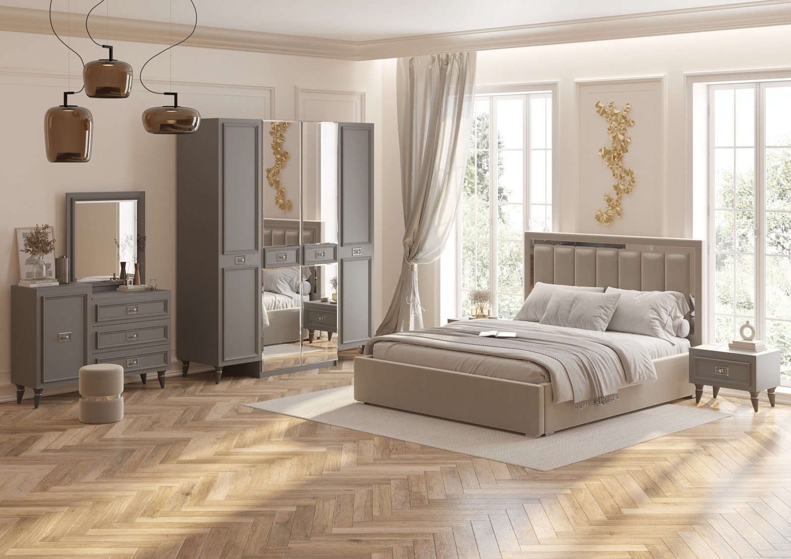 фото кровать двуспальная виктория